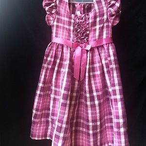 Ashley Ann plaid girls dress